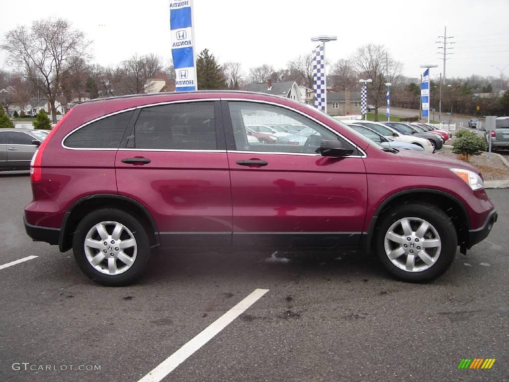 2007 CR-V EX 4WD - Tango Red Pearl / Gray photo #6