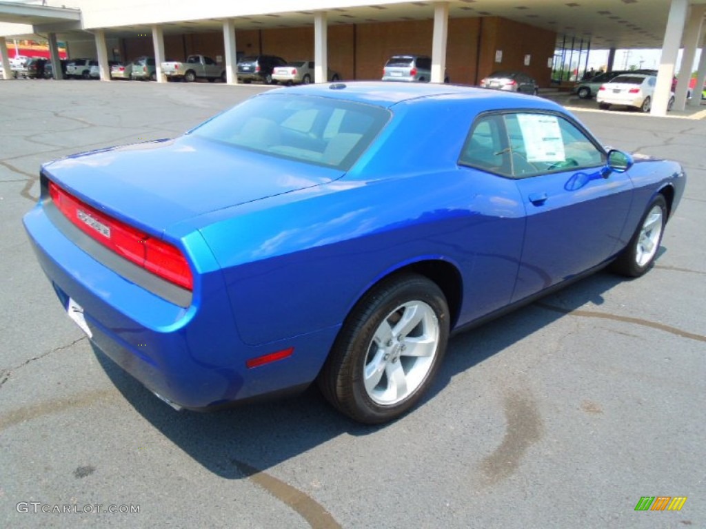 Blue Streak Pearl 2012 Dodge Challenger SXT Exterior Photo #69345415