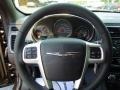 Black 2013 Chrysler 200 S Sedan Steering Wheel