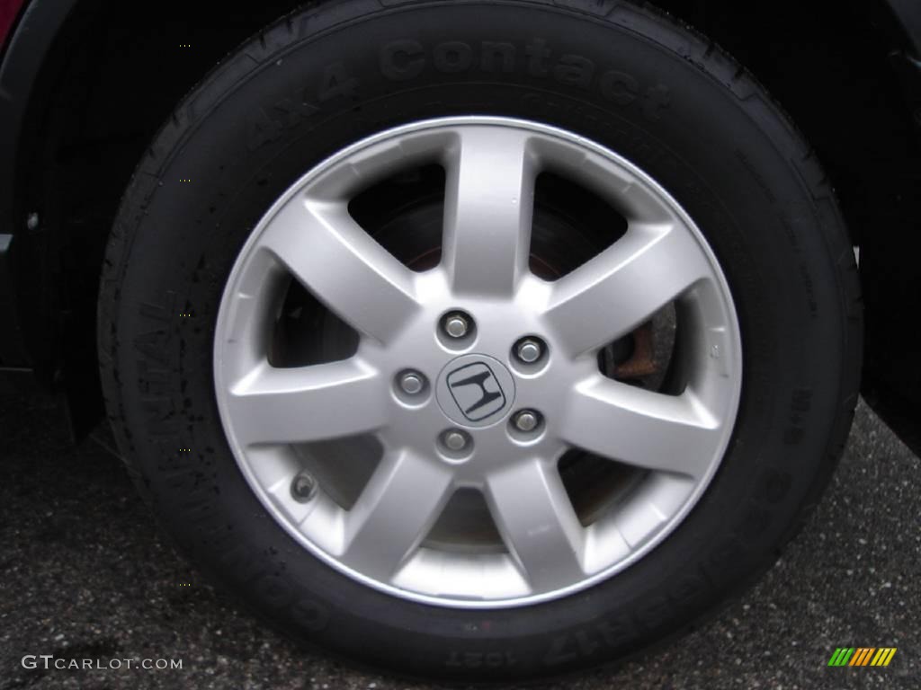 2007 CR-V EX 4WD - Tango Red Pearl / Gray photo #12