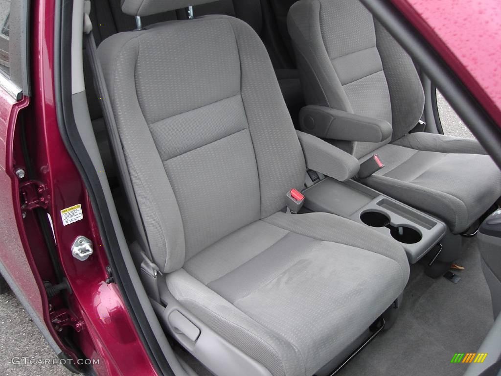 2007 CR-V EX 4WD - Tango Red Pearl / Gray photo #14