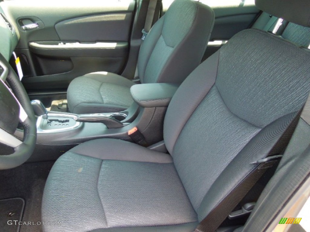 Black Interior 2013 Chrysler 200 Touring Sedan Photo #69345879