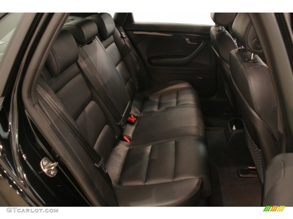 Black Interior 2008 Audi A4 3.2 Quattro S-Line Sedan Photo #69347001