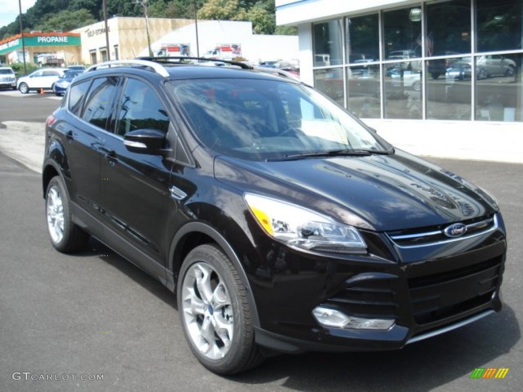 2013 Escape Titanium 2.0L EcoBoost 4WD - Kodiak Brown Metallic / Charcoal Black photo #2