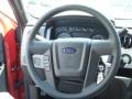Steel Gray 2012 Ford F150 XL Regular Cab 4x4 Steering Wheel