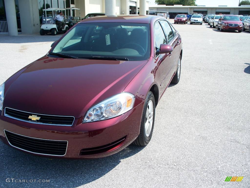 2007 Impala LS - Bordeaux Red / Ebony Black photo #2