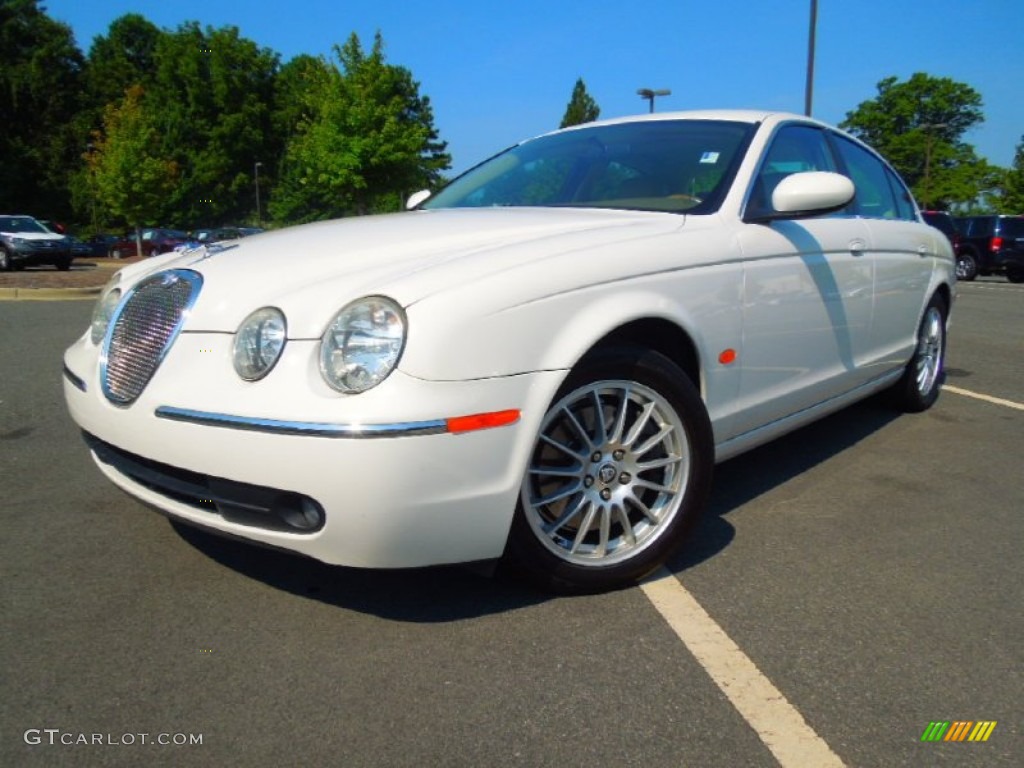 2006 S-Type 3.0 - White Onyx / Ivory photo #1