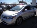 2008 Alabaster Silver Metallic Honda Civic Si Sedan  photo #3
