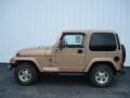 Desert Sand Pearl 2000 Jeep Wrangler Sahara 4x4 Exterior