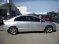 2008 Alabaster Silver Metallic Honda Civic Si Sedan  photo #7