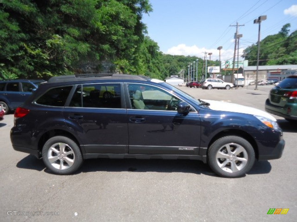 2013 Outback 2.5i Limited - Deep Indigo Pearl / Ivory photo #4