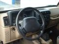 2000 Jeep Wrangler Camel/Dark Green Interior Dashboard Photo