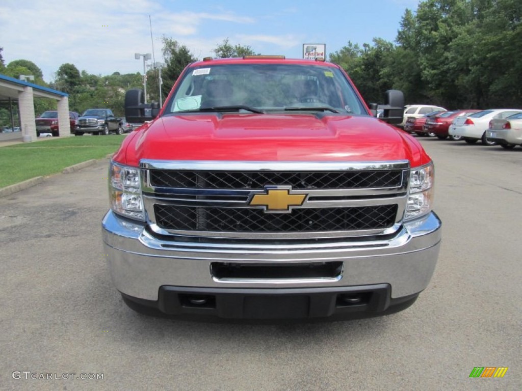 Victory Red 2013 Chevrolet Silverado 3500HD WT Regular Cab Chassis Exterior Photo #69352663