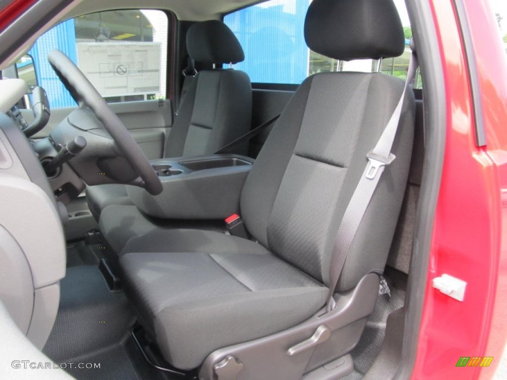 Dark Titanium Interior 2013 Chevrolet Silverado 3500HD WT Regular Cab Chassis Photo #69352690