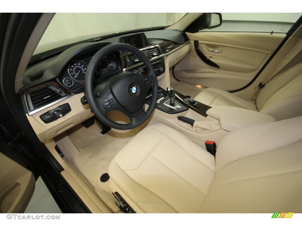 2013 3 Series 328i Sedan - Black Sapphire Metallic / Venetian Beige photo #11