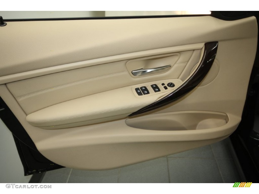 2013 3 Series 328i Sedan - Black Sapphire Metallic / Venetian Beige photo #13