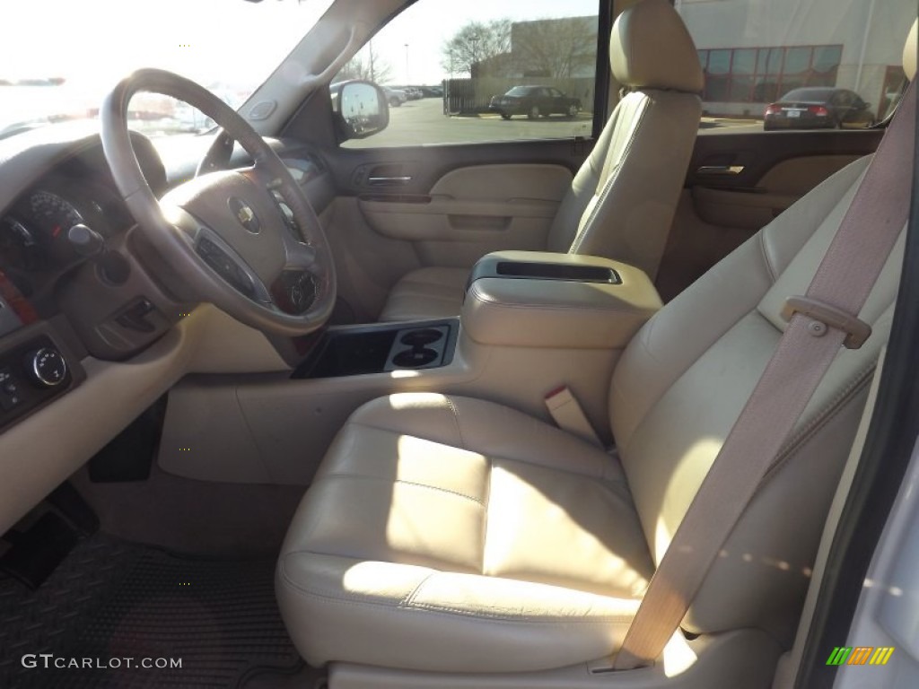 2011 Silverado 1500 LTZ Crew Cab 4x4 - White Diamond Tricoat / Dark Cashmere/Light Cashmere photo #11