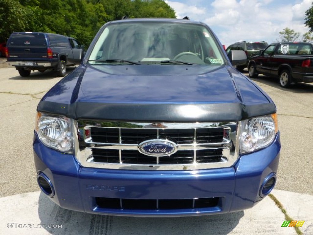 2008 Escape XLS - Vista Blue Metallic / Stone photo #6