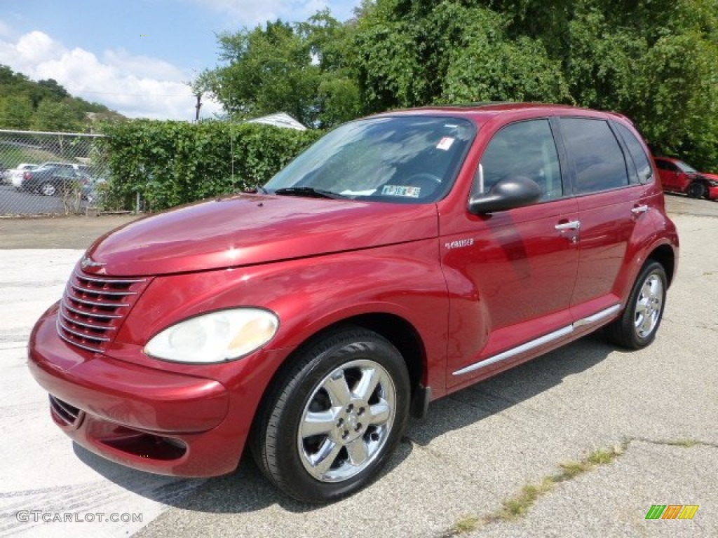 Inferno Red Crystal Pearl 2005 Chrysler PT Cruiser Limited Turbo Exterior Photo #69355264