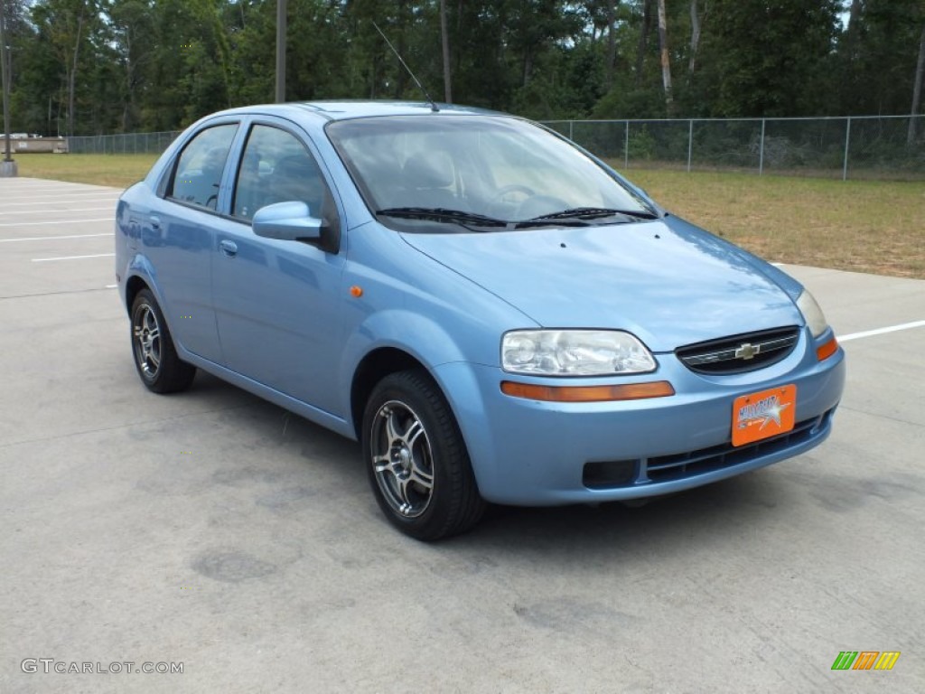 2004 Aveo LS Sedan - Pastel Blue / Gray photo #1