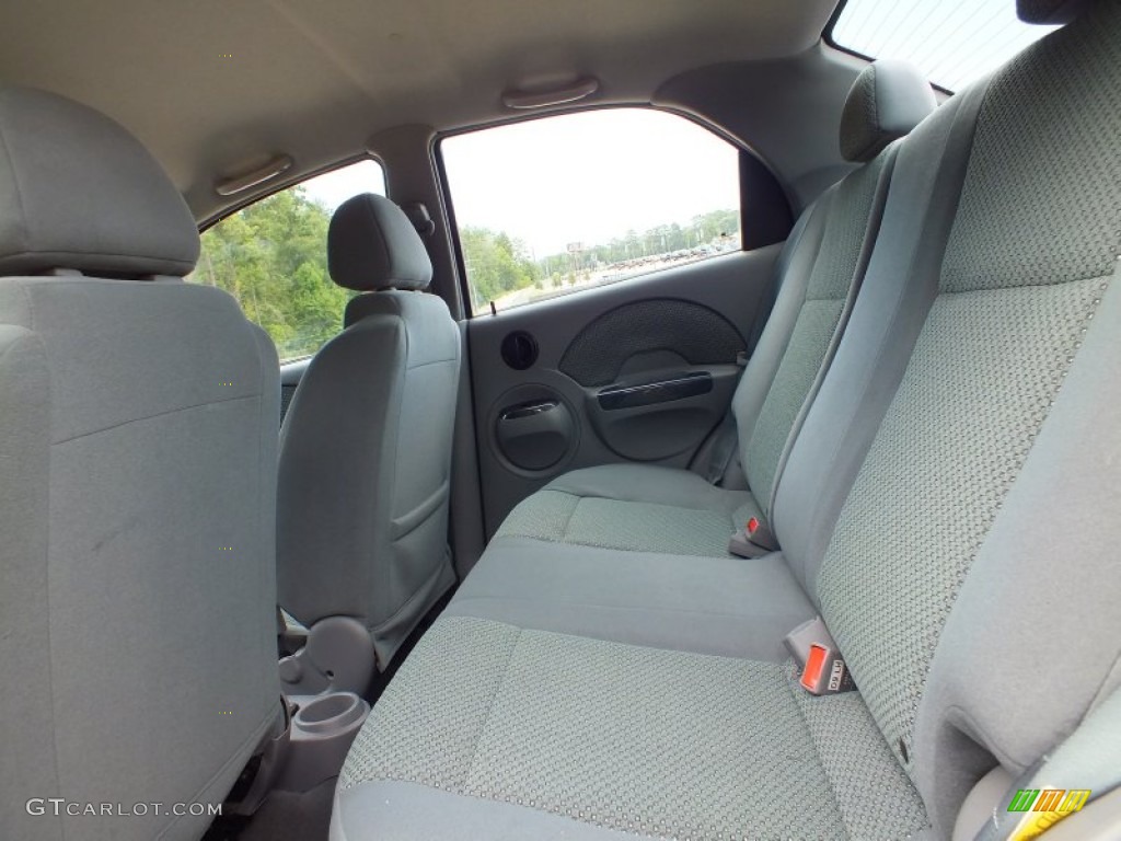 2004 Chevrolet Aveo LS Sedan Rear Seat Photo #69356068