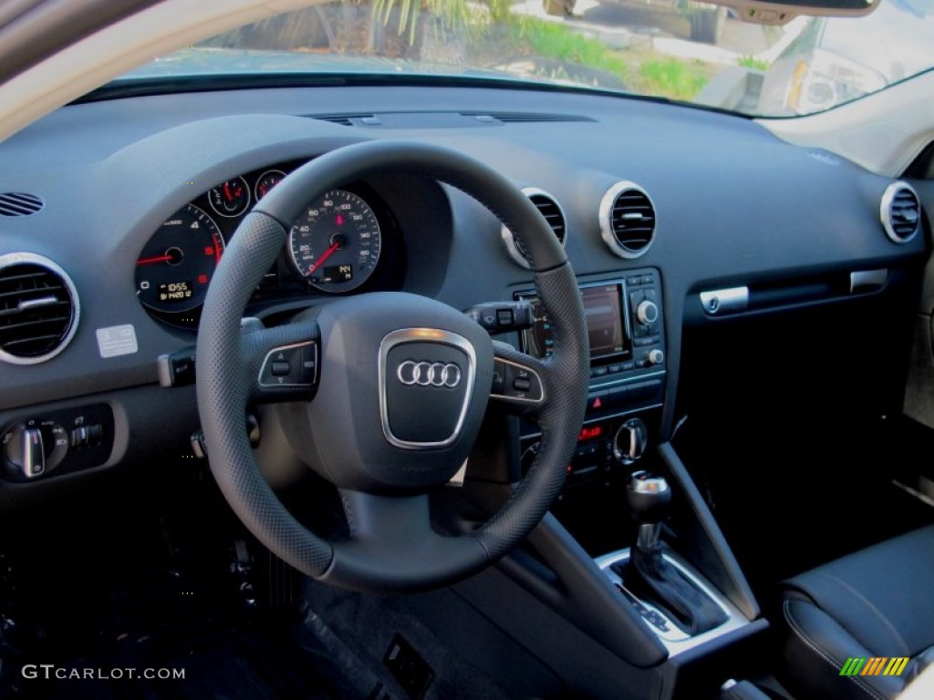 2013 Audi A3 2.0 TDI Black Dashboard Photo #69356242