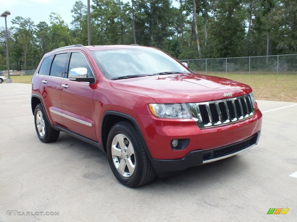 2011 Grand Cherokee Limited 4x4 - Inferno Red Crystal Pearl / Black photo #1