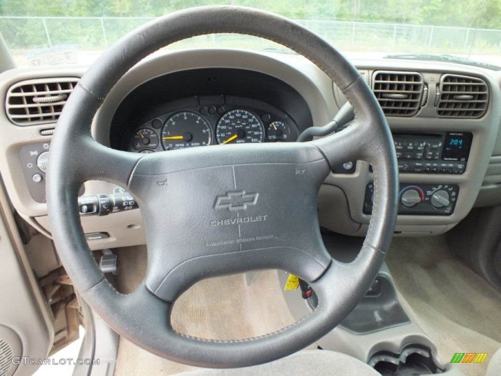 1998 Chevrolet Blazer LS Beige Steering Wheel Photo #69357291