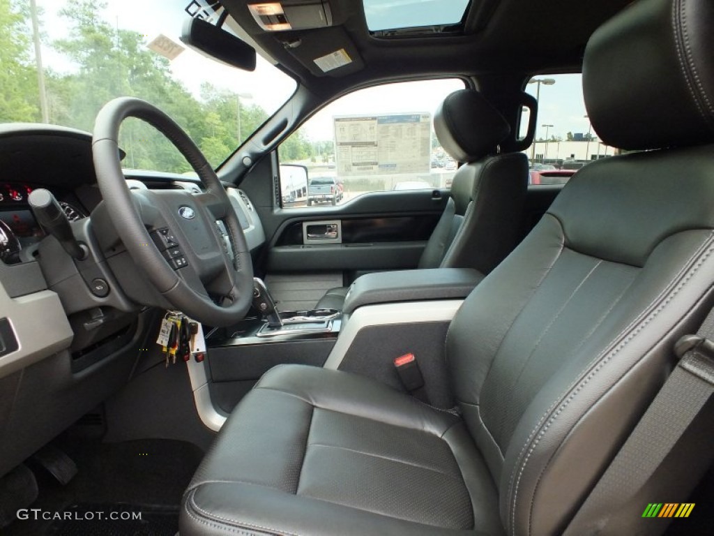Black Interior 2012 Ford F150 FX2 SuperCrew Photo #69358003