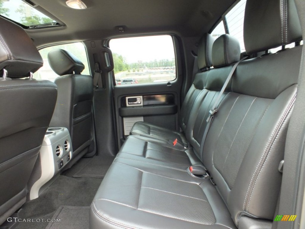 Black Interior 2012 Ford F150 FX2 SuperCrew Photo #69358012