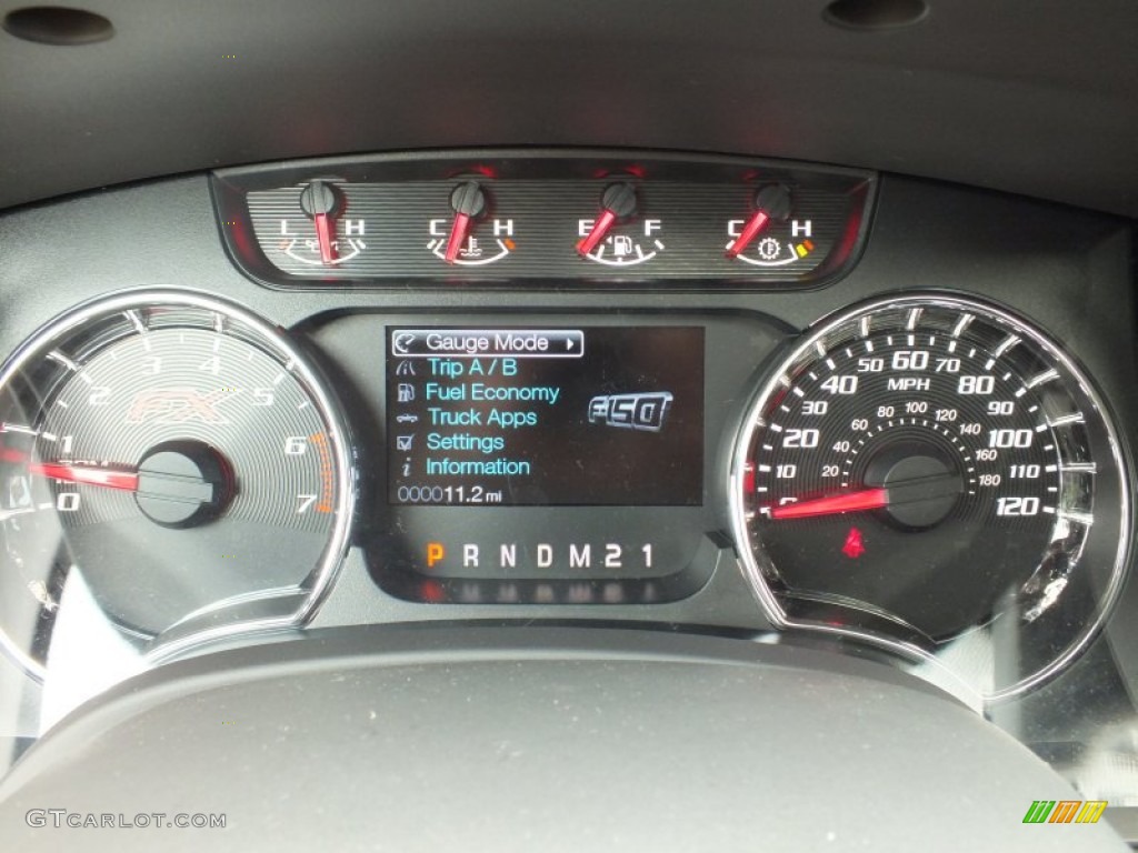 2012 Ford F150 FX2 SuperCrew Gauges Photo #69358111