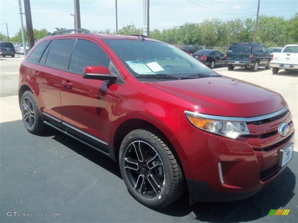 Ruby Red 2013 Ford Edge SEL EcoBoost Exterior Photo #69359014