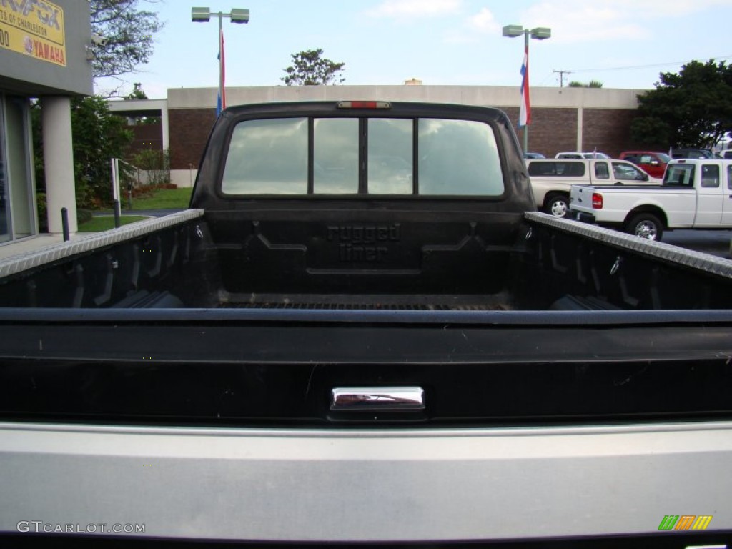 1996 F350 XLT Crew Cab 4x4 - Black / Grey photo #26