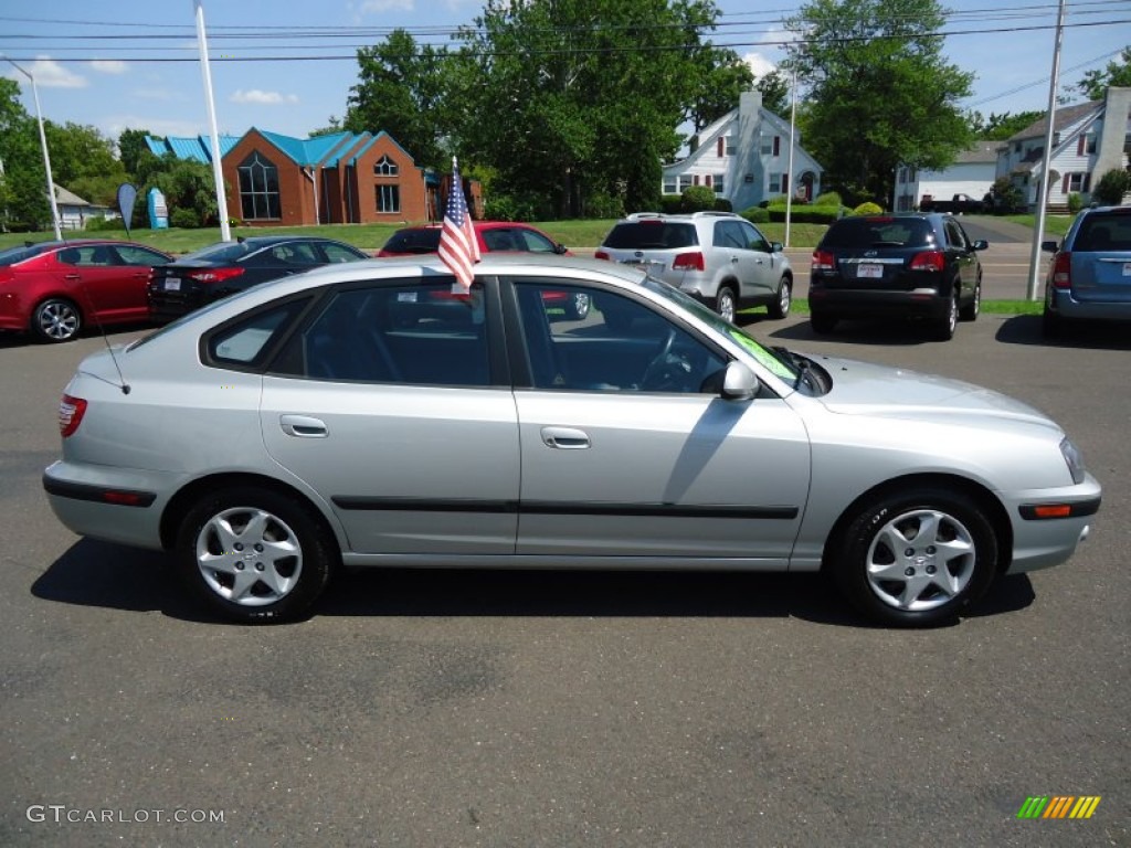 2006 Elantra GLS Hatchback - Sterling Silver / Gray photo #4