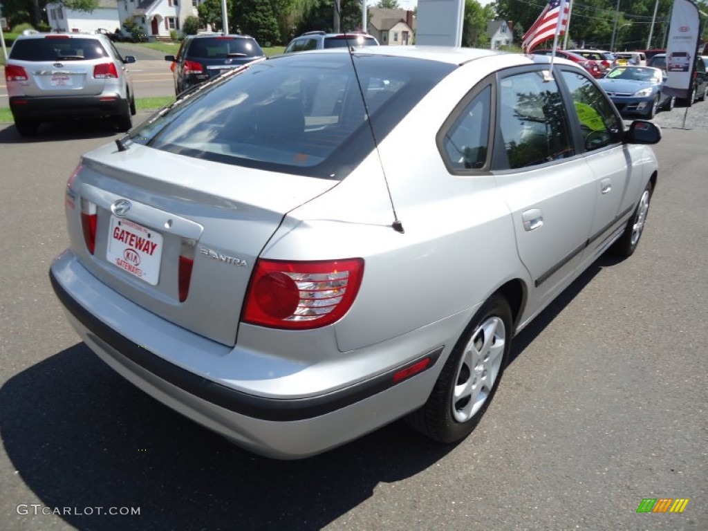 2006 Elantra GLS Hatchback - Sterling Silver / Gray photo #5