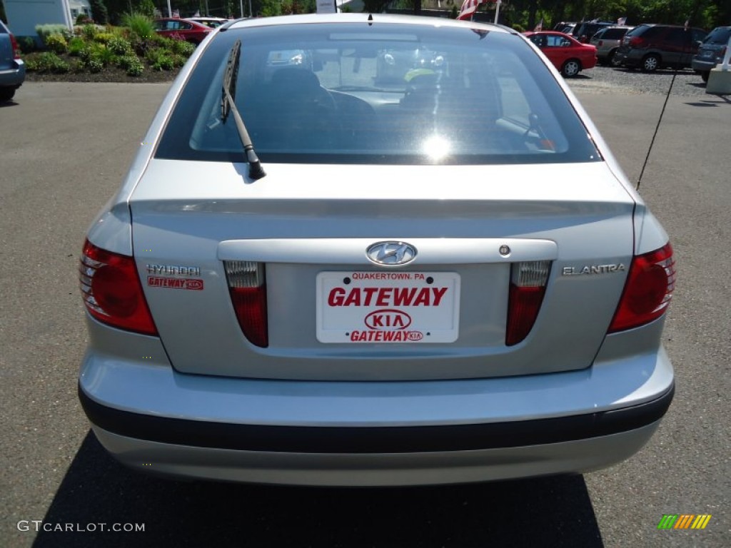 2006 Elantra GLS Hatchback - Sterling Silver / Gray photo #6
