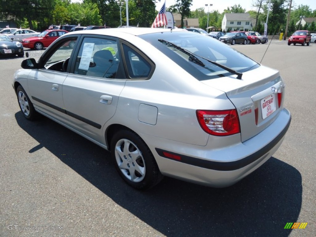 2006 Elantra GLS Hatchback - Sterling Silver / Gray photo #7