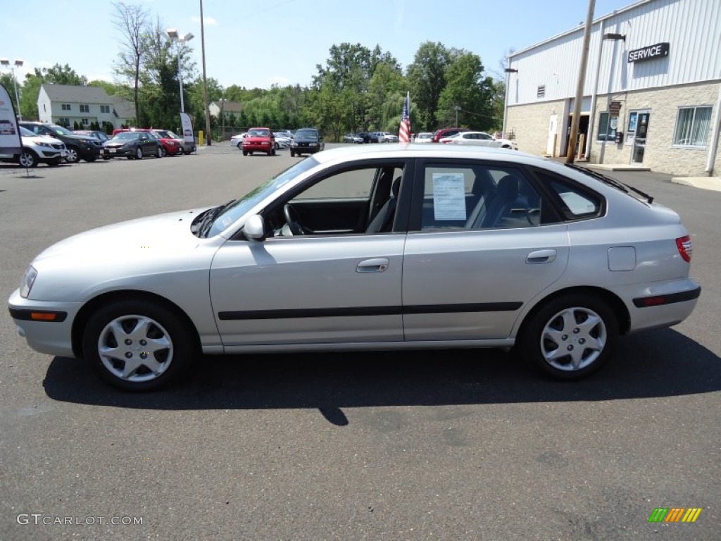 2006 Elantra GLS Hatchback - Sterling Silver / Gray photo #8