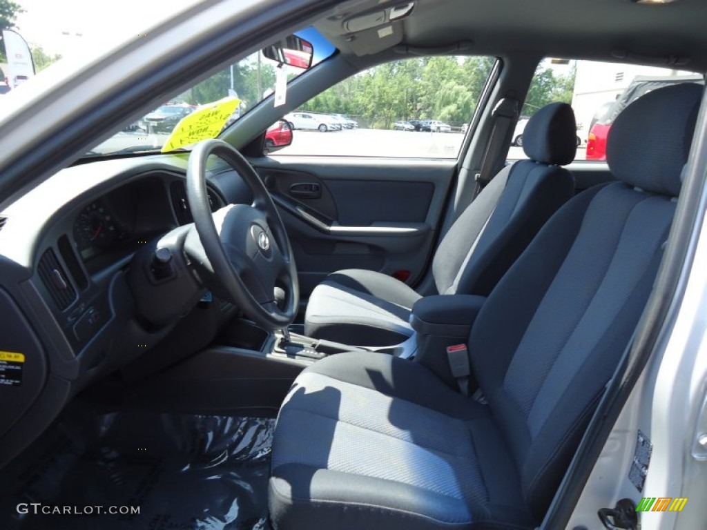 2006 Elantra GLS Hatchback - Sterling Silver / Gray photo #10
