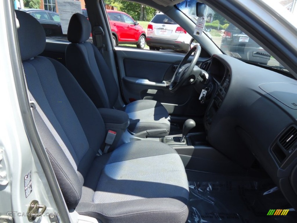 2006 Elantra GLS Hatchback - Sterling Silver / Gray photo #13