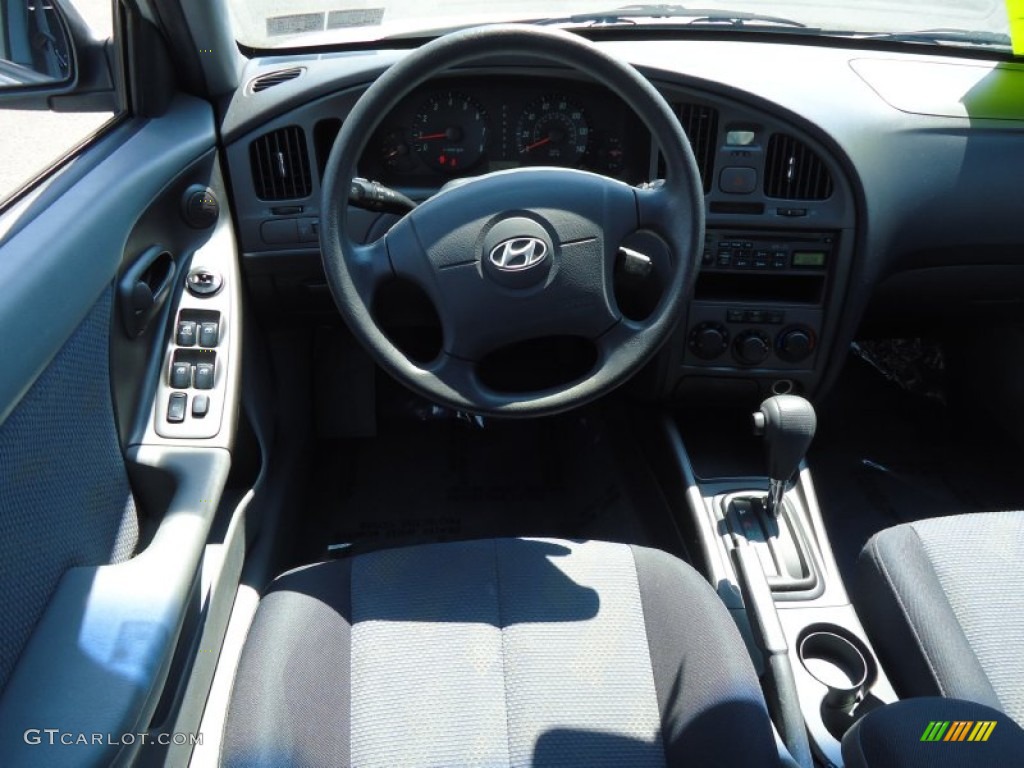 2006 Elantra GLS Hatchback - Sterling Silver / Gray photo #17