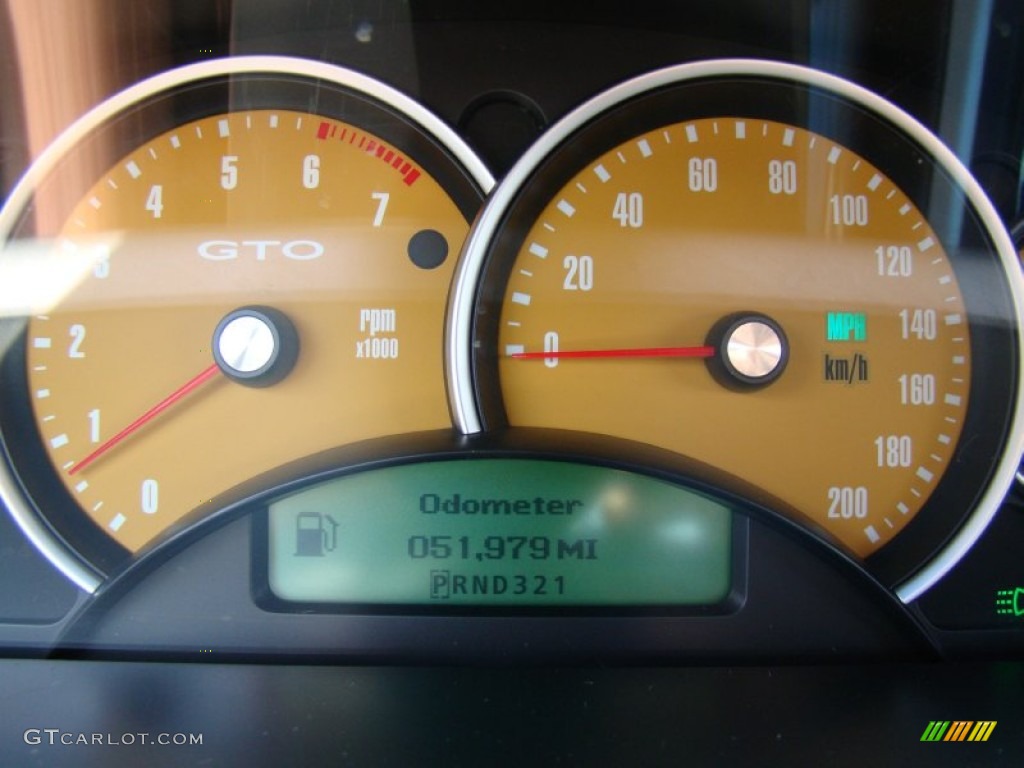 2004 Pontiac GTO Coupe Gauges Photo #69360376