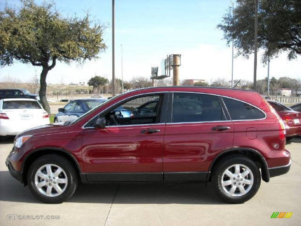 2008 CR-V EX - Tango Red Pearl / Gray photo #4