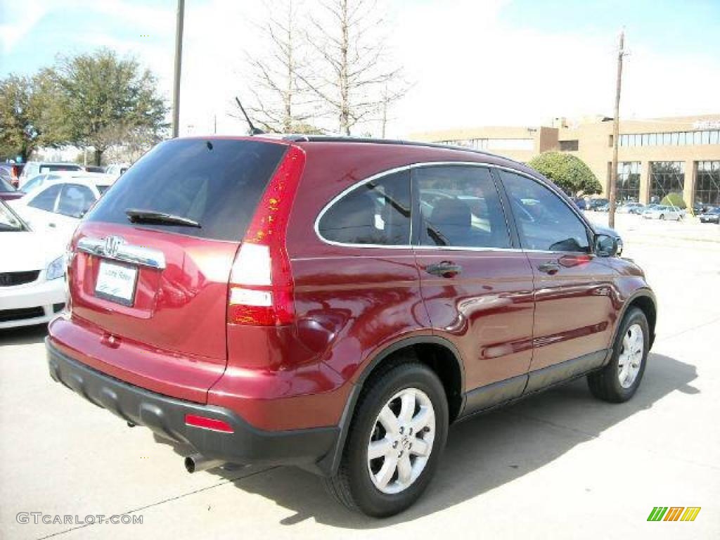 2008 CR-V EX - Tango Red Pearl / Gray photo #7