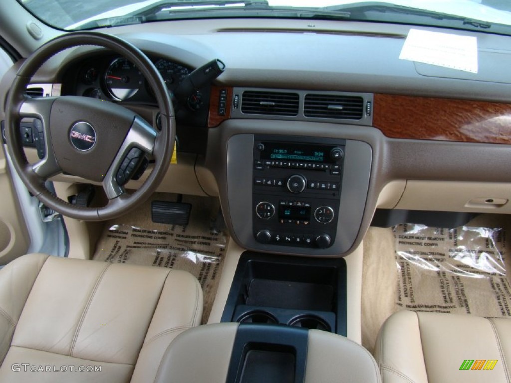 2008 GMC Sierra 1500 SLT Crew Cab 4x4 Ebony Dashboard Photo #69360619