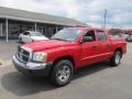 2005 Flame Red Dodge Dakota SLT Quad Cab 4x4  photo #1