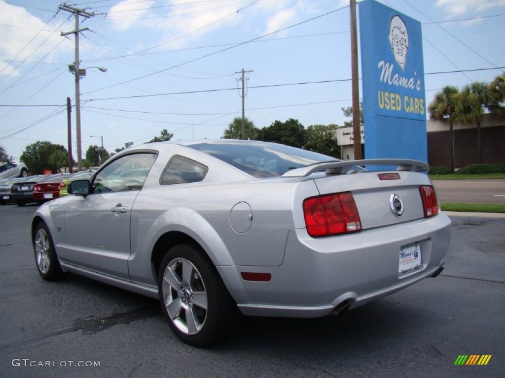 2006 Mustang GT Deluxe Coupe - Satin Silver Metallic / Dark Charcoal photo #5