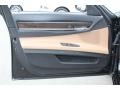 Saddle/Black Nappa Leather Door Panel Photo for 2011 BMW 7 Series #69361174
