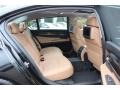 Saddle/Black Nappa Leather Rear Seat Photo for 2011 BMW 7 Series #69361297