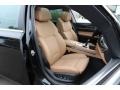 Saddle/Black Nappa Leather Front Seat Photo for 2011 BMW 7 Series #69361357